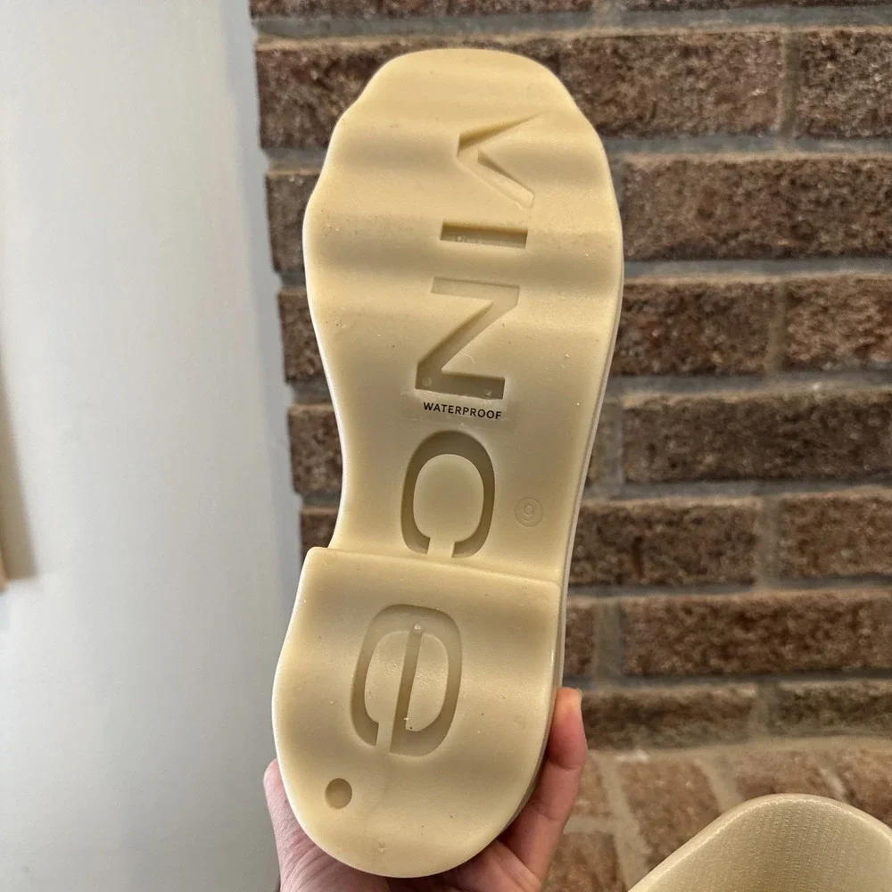 Vince Nia Moonlight Rain Boots Nude Lug Sole Women Waterproof Size 9 #179 - Picture 11 of 15